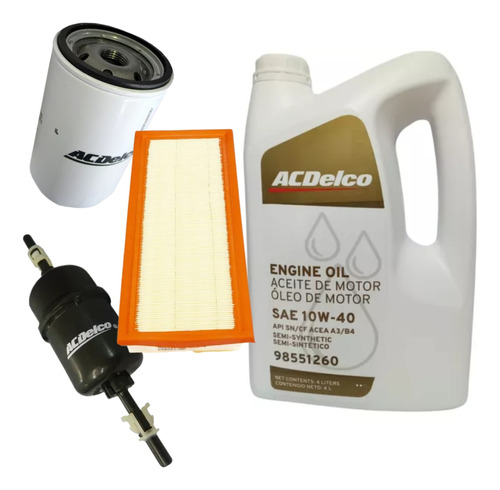 Kit 3 Filtros + Aceite Semi Sintetico 10w40 Ecosport 1.6 8v 