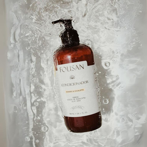 Acondicionador Antifrizz Romero Y Eucalipto Folisan 500ml
