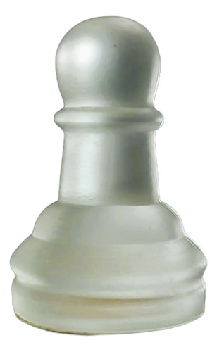 Piezas De Ajedrez De Vidrio Opaco Peón (Usado)