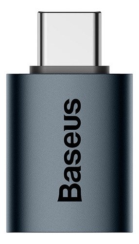 Adaptador Baseus Mini Otg 10gbps  Tipo C A Usb 3.1  Azul