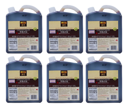 Salsa De Soya De Champiñon, Lee Kum Kee, 1.88l 6 Piezas