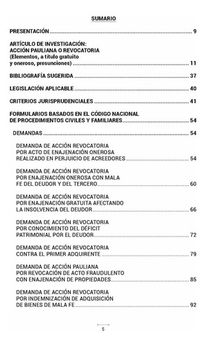 Acción Pauliana O Revocatoria (elementos, A Título Gratuito Y Oneroso, Presunciones)