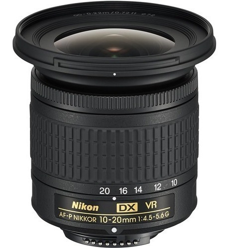 Lente Nikon Af-p Dx 10-20mm F/4.5-5.6g Vr + Nf-e *