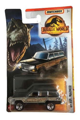 89 Jeep Wagoneer Matchbox Jurassic Park World Dominion