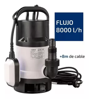 Bomba Sumergible Desagote Agua Sucia Femmto 0.5 Hp 8000 L/h