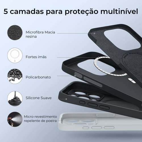 Capa Case Soft Case Cloud Com Magsafe iPhone 15 Pro Max Esr