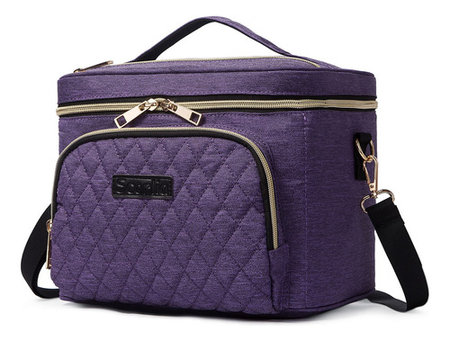 Scorlia Bolsa De Maquillaje Hzb-20128, Morado