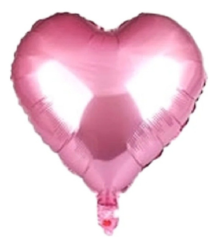 Globo Metalizado Corazon 10 Pulgadas 25 Cm - Rosa