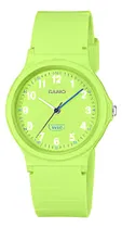 Comprar Reloj estándar Casio Timeless Collection LQ-24b-3bdf, correa verde lima, bisel verde lima, fondo verde lima