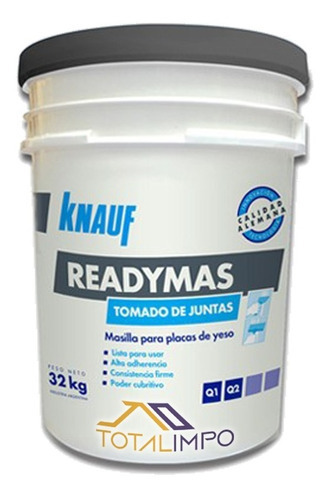 Masilla Knauf Readymas Juntas 32kg Placas Yeso Durlock