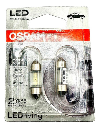 Sofito Led 12v 31mm 6431cw Osram