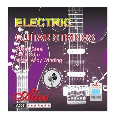 Encordado Para Guitarra Eléctrica Alice A507l Cuota