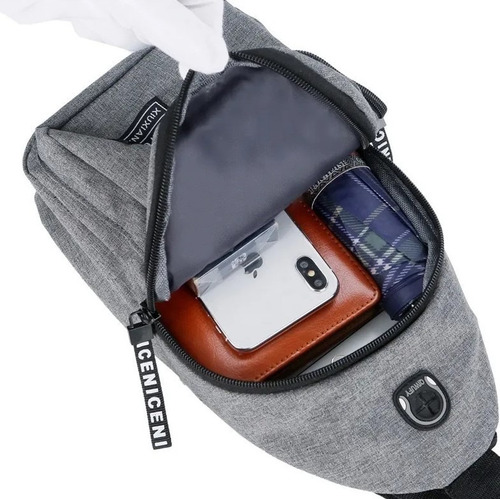 Imagen 3 de 6 de Morral Riñonera Bandolera Cruzada Viajes Deportivo Unisex N2