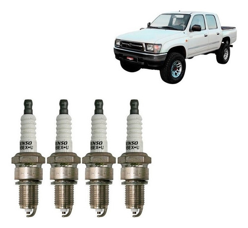 Bujias De Encendido Para Toyota Hilux 2.2 4y 1989 1993