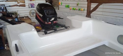 Casco Lancha Con Motor Mercury 40 Hp 2 Tiempos Con Arranque