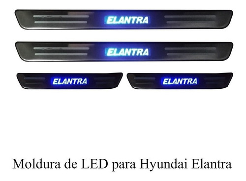 Estribos Iluminados Led Inteligentes Para Hyundai Elantra