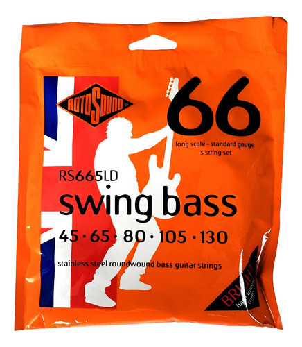 Encordado Bajo Eléctrico Swing Bass 5 Cuerdas Rotosound