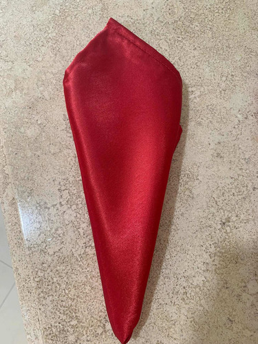 Servilletas Tela Satinada Roja 6 Únicas Hermosas Solo Hoy!!!