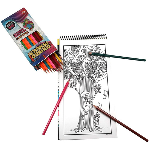 Imagen 2 de 6 de Libro De Colorear Para Adultos Almohadilla Para Colore...