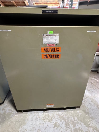 225kva Transformer 3 Phase 480v-208v/120v Delta Wye 460  Aab