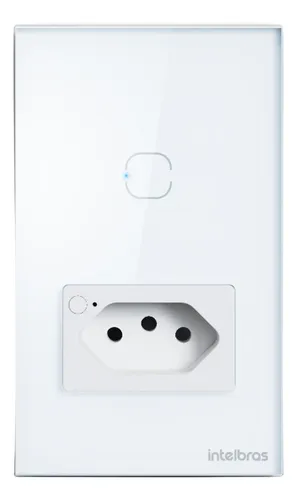 Tomada Interruptor Inteligente 10a Wifi Izy Smart Ets 2001 Cor Branco