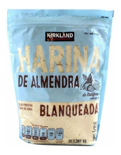 Harina De Almendras Importada De Eua. Kirkland. 1.36 Kgs