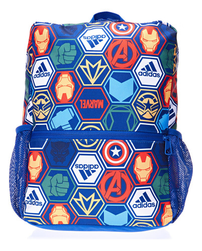 Mochila Infantil Para Meninos E Meninas Marvel Azul adidas