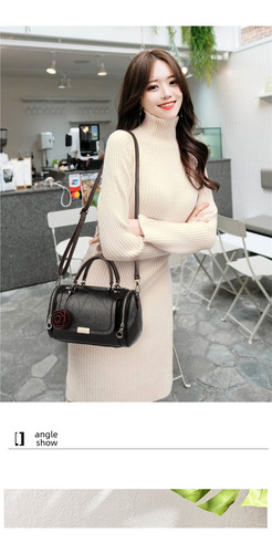 Bolso Bandolera Con Colgante De Flores Para Mujer