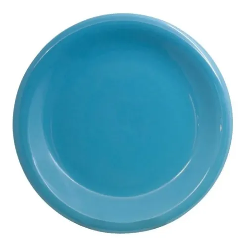 Platos playos de ceramica de colores sale