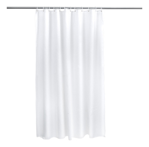 Cortina Para Baño Políéster Bath Styles Color Blanco Lisa