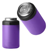Comprar Porta Latas Térmico 12oz Diler Funda Cubrelatas De 355 Ml Porta Latas Refresco Y Cerveza Frías Color Morado