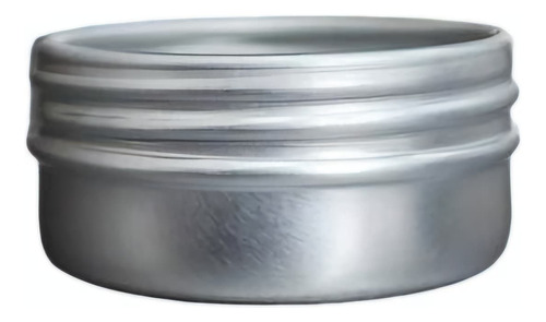 Lata Aluminio Plateada 10grs Pomadera 20pz