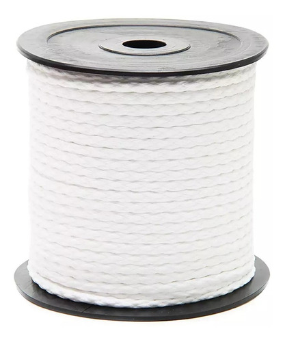 Cordão Marwan De Poliéster Mw C5 5mm Com 50mts Cor 001- Branco