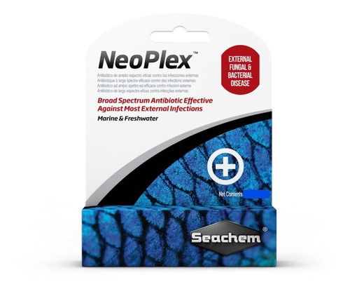 Imagen 1 de 2 de Seachem Neoplex 5g Antibiótico Amplio Espectro Peces
