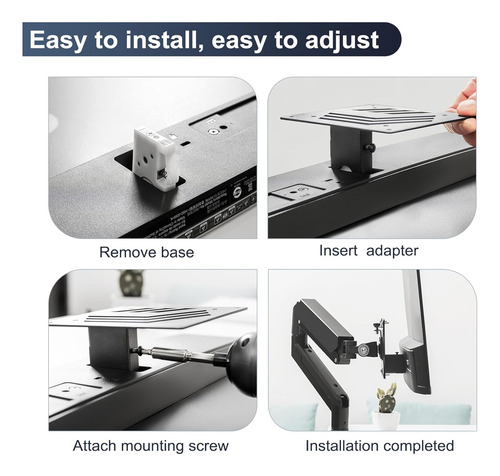 Wall Mount Vesa Adapter Bracket Compatible With Hp M Seri...