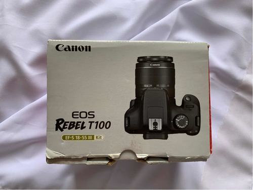 Câmera Canon Rebel T100 Dslr Lente 18-55mm Iii Kit