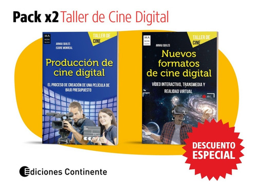 Pack 2 Libros Taller De Cine - Cine Digital