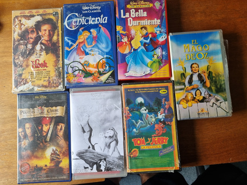 Lote 7 Vhs Películas Icónicas De Disney Y Otros.  Original