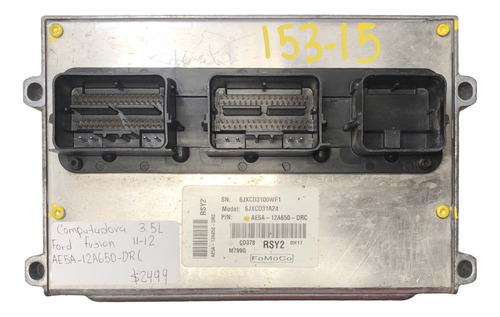 Computadora Ford Fusion 3.5l 11-12 Ae5a-12a650-drc (Usado)