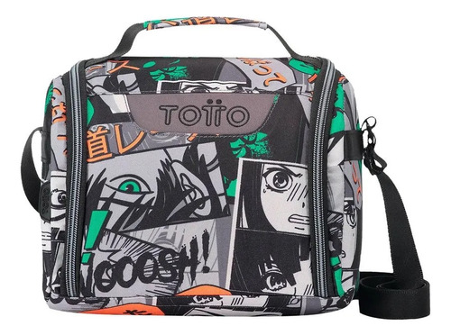 Lonchera Bolso Comida Totto Ecole Resaltador Negro Anime 4yn