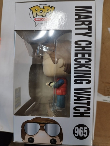 Marty Mcfly Back Future Checking Watch 965 Funko Pop Bttf