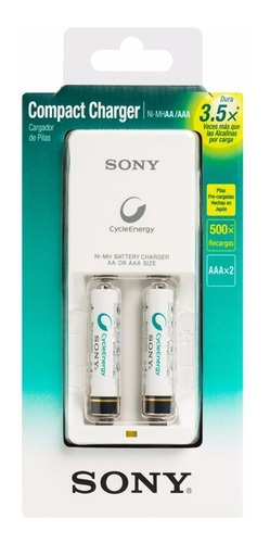 Cargador Sony De Pilas Con 2 Pilas Sony Aaa Originales Ramos