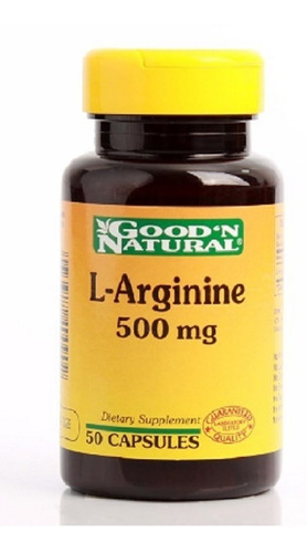 Aminoacido L Arginina 500 Mg 50 Ca - Unidad a $1198