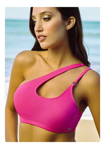Bikini Top Un Hombro Soft Less Regulable Marcela Koury 3579 