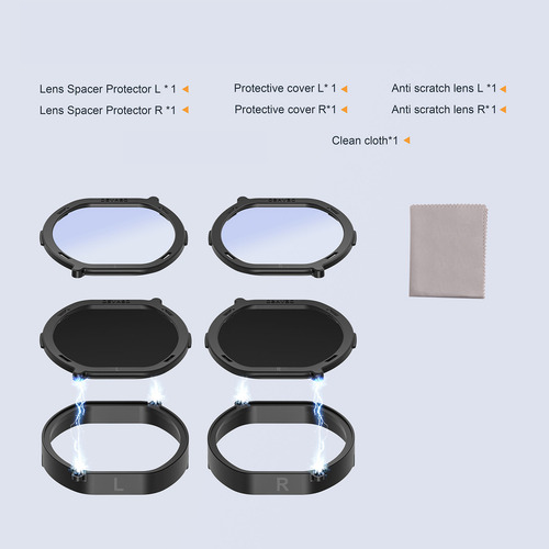 A Lentes De Prescrição Vr Para Óculos Ps Vr2 Lens Myopia