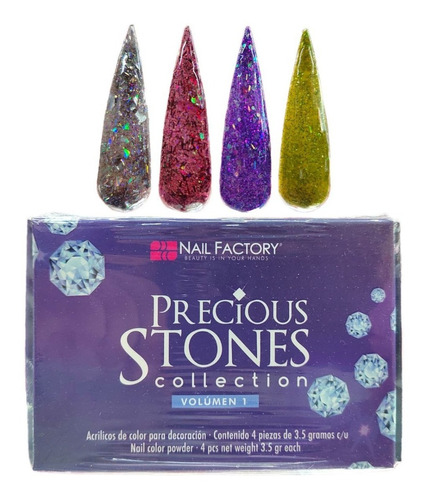 Colección De Acrílicos Precious Stone Nail Factory Vol 1