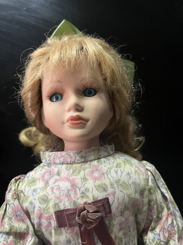 Muñecas De Porcelana Antigua De 40 Cm (Usado)