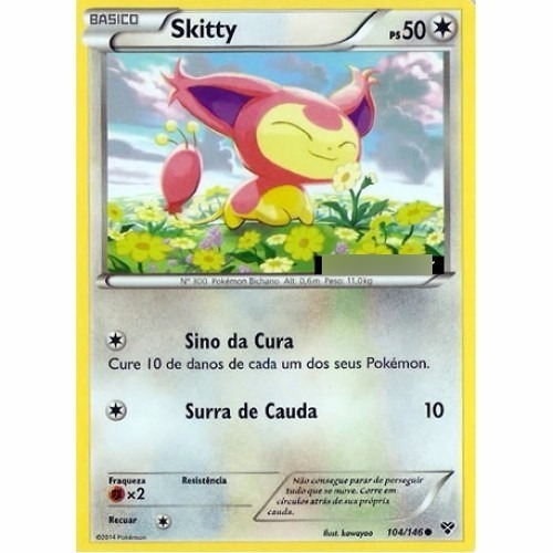 Skitty - Pokémon Normal Comum - 104/146 - Pokemon Card Game