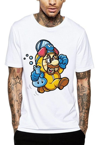 Imagen 1 de 4 de Polera Breaking Bad Walter Mario Blanca Get Out