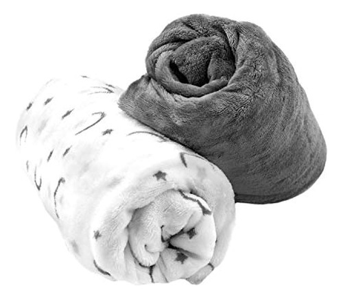 Sábanas Ajustables Para Cuna Cozy Fleece Microplush, Gris /